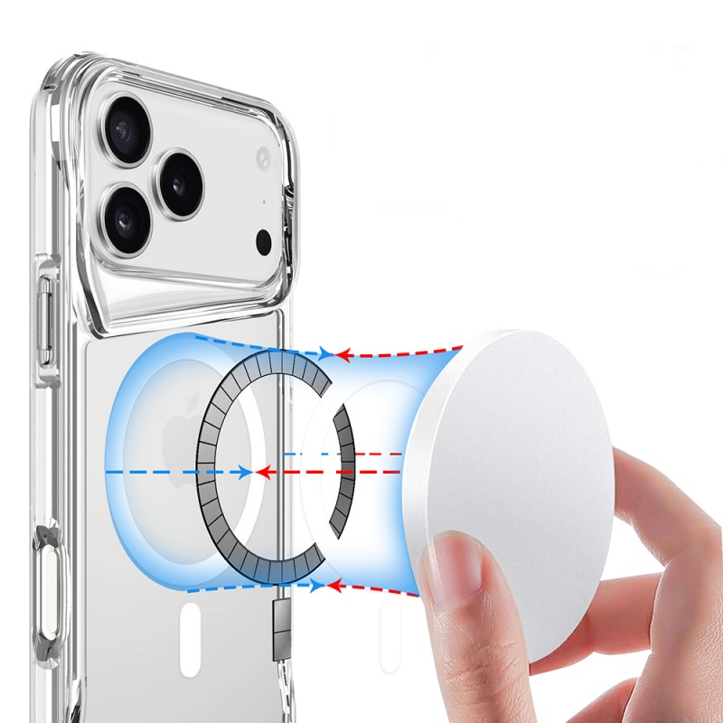 Bal-z Apple iPhone 17 Pro Max Kılıf  M-safe Şarj Özellikli T-Max M-safe Kapak