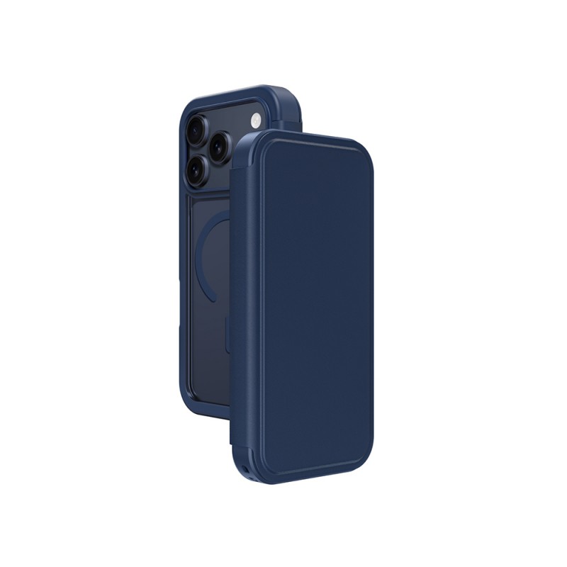 Bal-z Apple iPhone 17 Pro Max PU Kartlıklı Kapaklı Amazingthing Glamour Foilo Serisi Kılıf