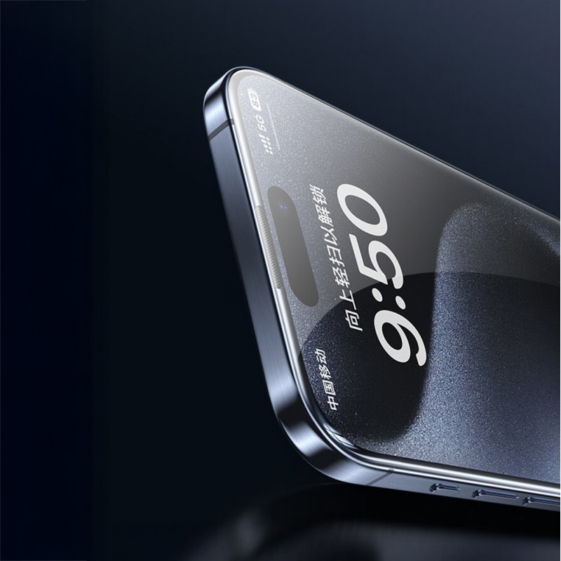 Bal-z Apple iPhone 17 Pro Max Wiwu SQ-008 Oleofobik Easy Install Darbeye Karşı Dayanıklı Temperli Cam Ekran Koruyucu + Kolay Uygulama Aparatlı