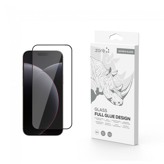 Apple iPhone 17 Pro Max Zore Rika Premium Temperli Cam Ekran Koruyucu Apple iPhone 17 Pro Max Zore Rika Premium Temperli Cam Ekran Koruyucu