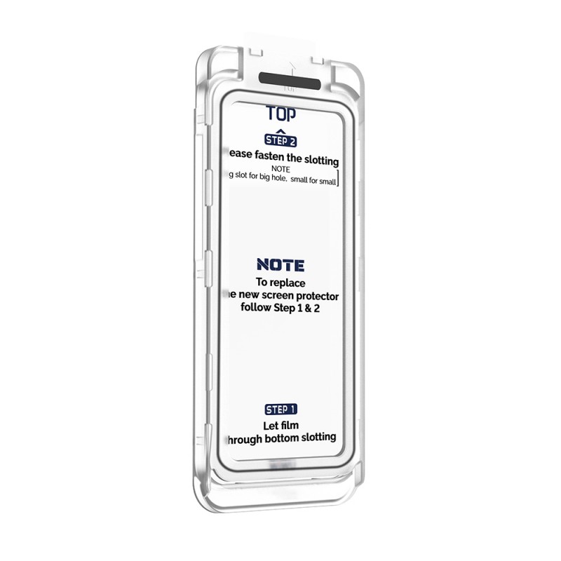 Bal-z Apple iPhone 17 Pro Wiwu SQ-008 Oleofobik Easy Install Darbeye Karşı Dayanıklı Temperli Cam Ekran Koruyucu + Kolay Uygulama Aparatlı