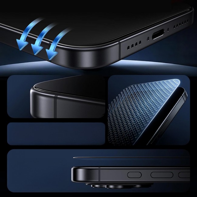 Apple iPhone 17 Pro Zore Etnaa Cam Ekran Koruyucu Apple iPhone 17 Pro Zore Etnaa Cam Ekran Koruyucu