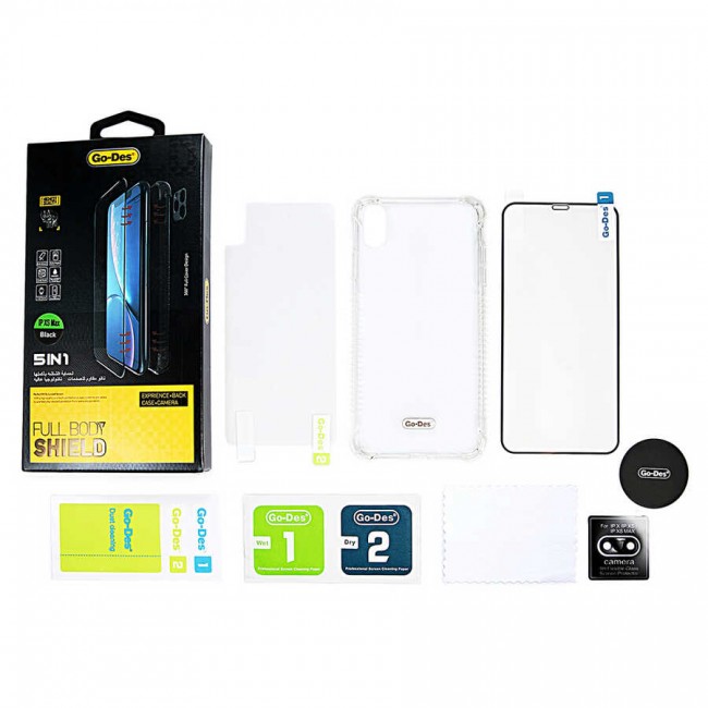 Apple iPhone XR 6.1 Go Des 5 in 1 Full Body Shield Apple iPhone XR 6.1 Go Des 5 in 1 Full Body Shield
