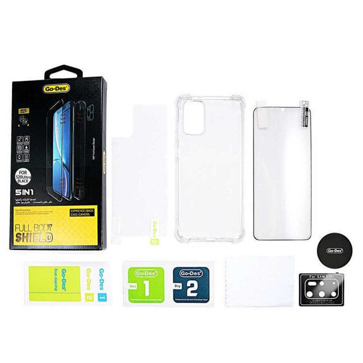 Galaxy S20 Ultra Go Des 5 in 1 Full Body Shield