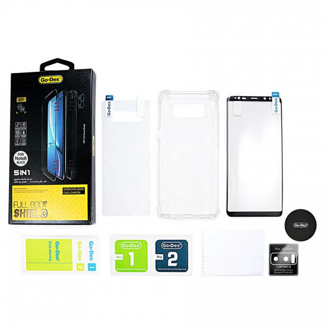 Galaxy Note 8 Go Des 5 in 1 Full Body Shield Galaxy Note 8 Go Des 5 in 1 Full Body Shield