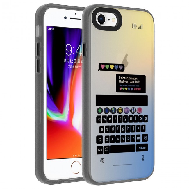 Apple iPhone 7 Kılıf Desenli Zore Dragon Sert Kapak Apple iPhone 7 Kılıf Desenli Zore Dragon Sert Kapak