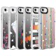 Apple iPhone 7 Kılıf Desenli Zore Silver Sert Kapak Apple iPhone 7 Kılıf Desenli Zore Silver Sert Kapak