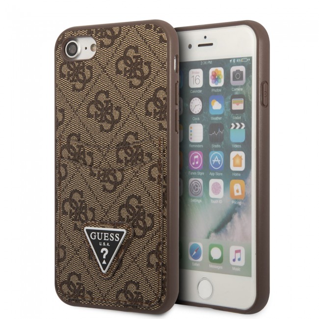 Apple iPhone 7 Kılıf GUESS Çift Kart Bölmeli Kapak Apple iPhone 7 Kılıf GUESS Çift Kart Bölmeli Kapak