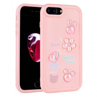 Apple iPhone 7 Plus Kılıf Kabartma Figürlü Parlak Zore Toys Silikon Kapak Apple iPhone 7 Plus Kılıf Kabartma Figürlü Parlak Zore Toys Silikon Kapak