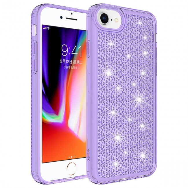 Apple iPhone 8 Kılıf Airbagli Parlak Tasarımlı Zore Snow Kapak Apple iPhone 8 Kılıf Airbagli Parlak Tasarımlı Zore Snow Kapak