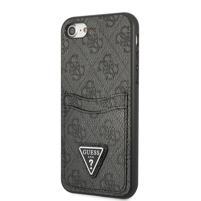Bal-z Apple iPhone 8 Kılıf GUESS Çift Kart Bölmeli Kapak