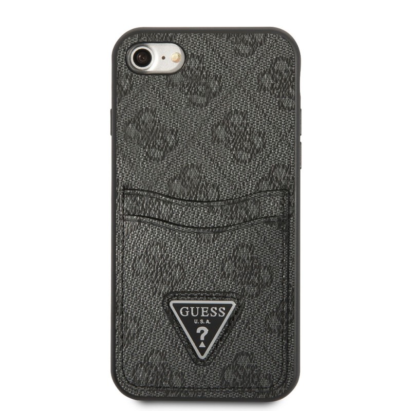 Bal-z Apple iPhone 8 Kılıf GUESS Çift Kart Bölmeli Kapak