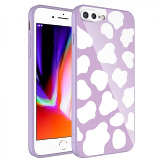 Apple iPhone 8 Plus Kılıf Kamera Korumalı Desenli Sert Silikon Zore Epoksi Kapak Apple iPhone 8 Plus Kılıf Kamera Korumalı Desenli Sert Silikon Zore Epoksi Kapak