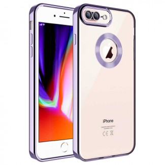 Apple iPhone 8 Plus Kılıf Kamera Korumalı Logo Gösteren Zore Omega Kapak Apple iPhone 8 Plus Kılıf Kamera Korumalı Logo Gösteren Zore Omega Kapak