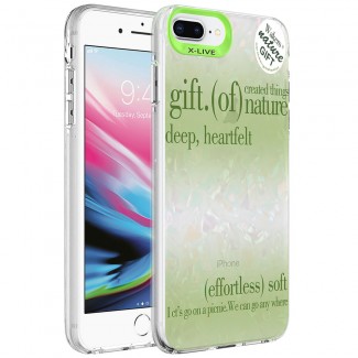 Apple iPhone 8 Plus Kılıf Mermer Desenli Zore Marbello Kapak Apple iPhone 8 Plus Kılıf Mermer Desenli Zore Marbello Kapak