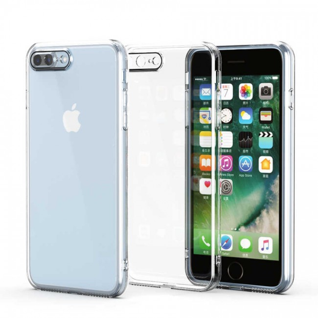 Apple iPhone 8 Plus Kılıf Zore Fizy Kapak