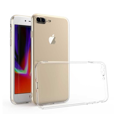 Bal-z Apple iPhone 8 Plus Kılıf  Kamera Korumalı Süper Silikon Kapak