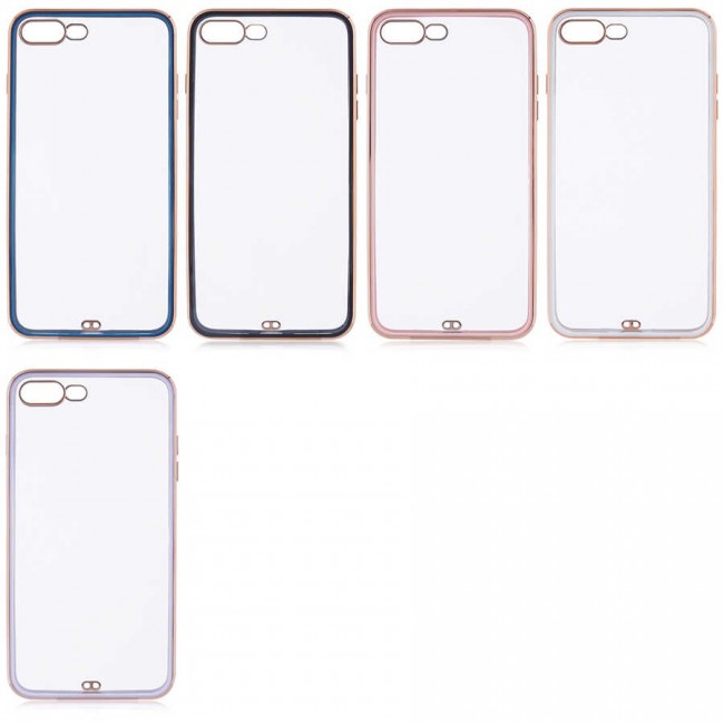 Apple iPhone 8 Plus Kılıf Zore Voit Clear Kapak Apple iPhone 8 Plus Kılıf Zore Voit Clear Kapak