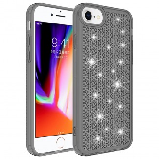 Apple iPhone SE 2020 Kılıf Airbagli Parlak Tasarımlı Zore Snow Kapak Apple iPhone SE 2020 Kılıf Airbagli Parlak Tasarımlı Zore Snow Kapak