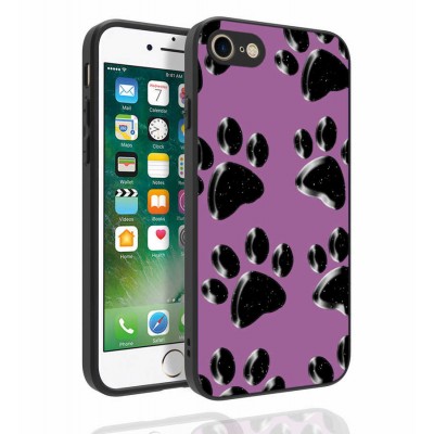 Bal-z Apple iPhone SE 2020 Kılıf Desenli Kamera Korumalı Parlak  Nora Kapak