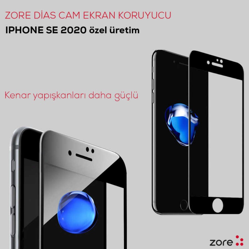 Bal-z Apple iPhone SE 2020  Dias Cam Ekran Koruyucu