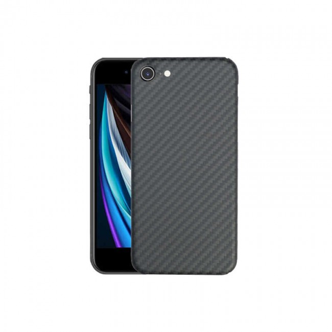 Apple iPhone SE 2022 Kılıf Wiwu Skin Carbon PP Kapak Apple iPhone SE 2022 Kılıf Wiwu Skin Carbon PP Kapak