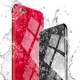 Apple iPhone SE 2022 Kılıf Zore Marbel Cam Silikon