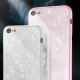 Apple iPhone SE 2022 Kılıf Zore Marbel Cam Silikon