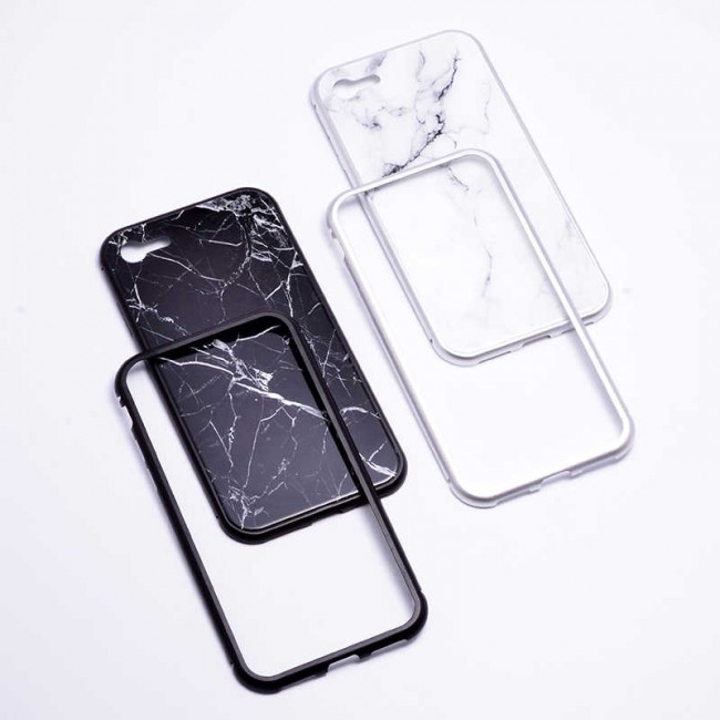 Apple iPhone SE 2022 Kılıf Zore Mermerli Devrim Cam Kapak Apple iPhone SE 2022 Kılıf Zore Mermerli Devrim Cam Kapak