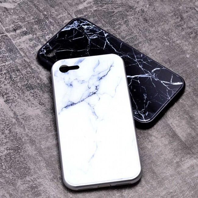 Apple iPhone SE 2022 Kılıf Zore Mermerli Devrim Cam Kapak Apple iPhone SE 2022 Kılıf Zore Mermerli Devrim Cam Kapak