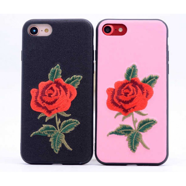 Apple iPhone SE 2022 Kılıf Zore Rose Kapak