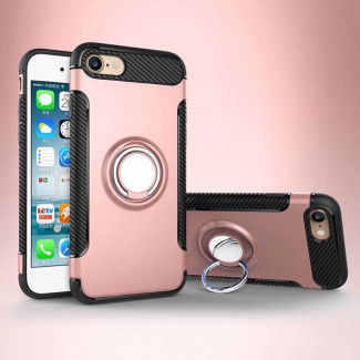 Apple iPhone SE 2022 Kılıf Zore Yüzüklü Verus Kapak Apple iPhone SE 2022 Kılıf Zore Yüzüklü Verus Kapak