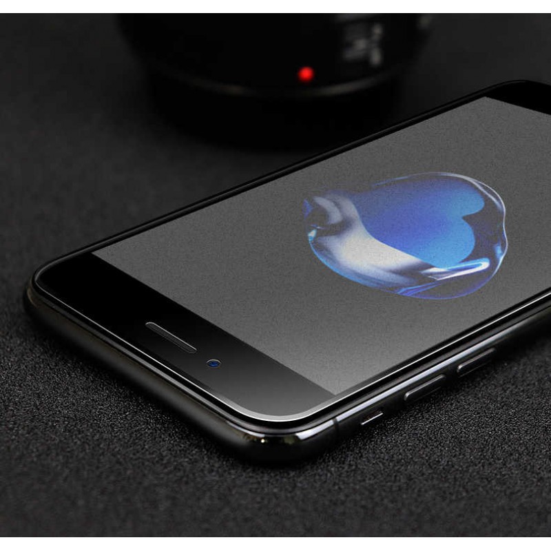 Bal-z Apple iPhone SE 2022  Anti-Dust Mat Privacy Temperli Ekran Koruyucu