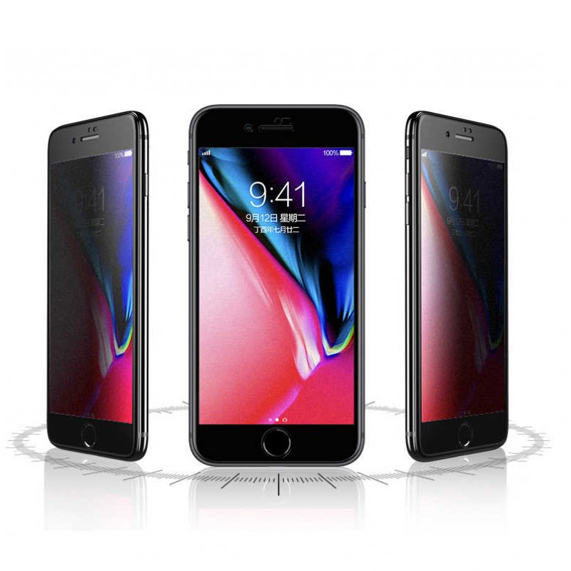 Bal-z Apple iPhone SE 2022  Anti-Dust Mat Privacy Temperli Ekran Koruyucu