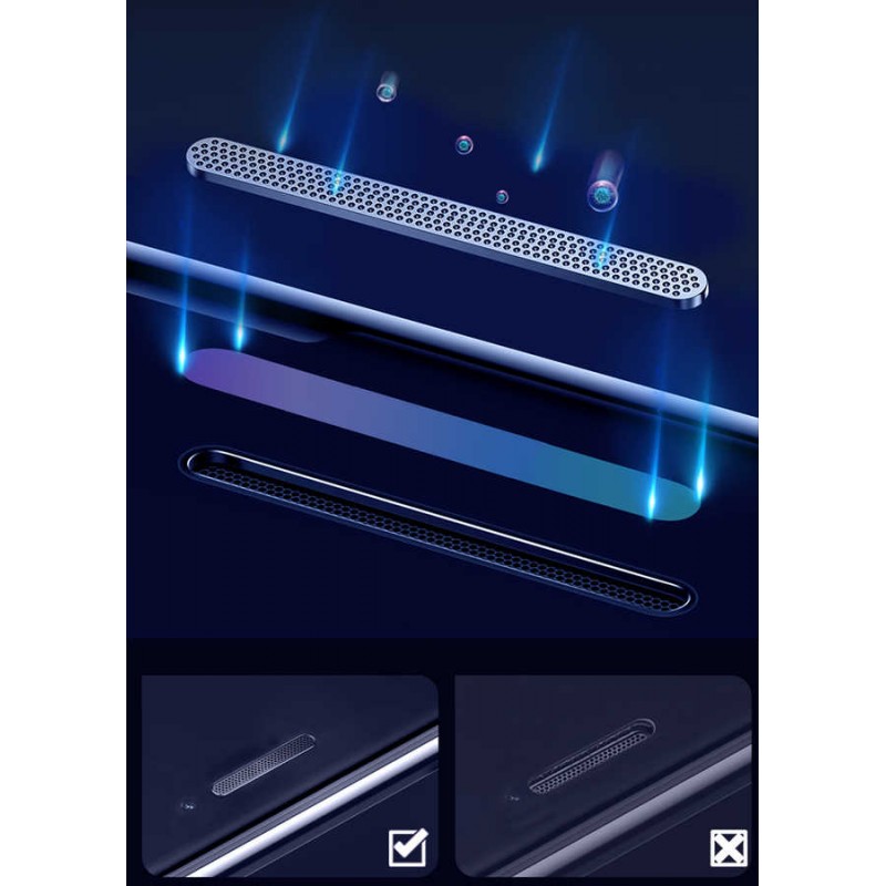 Bal-z Apple iPhone SE 2022  Anti-Dust Mat Privacy Temperli Ekran Koruyucu