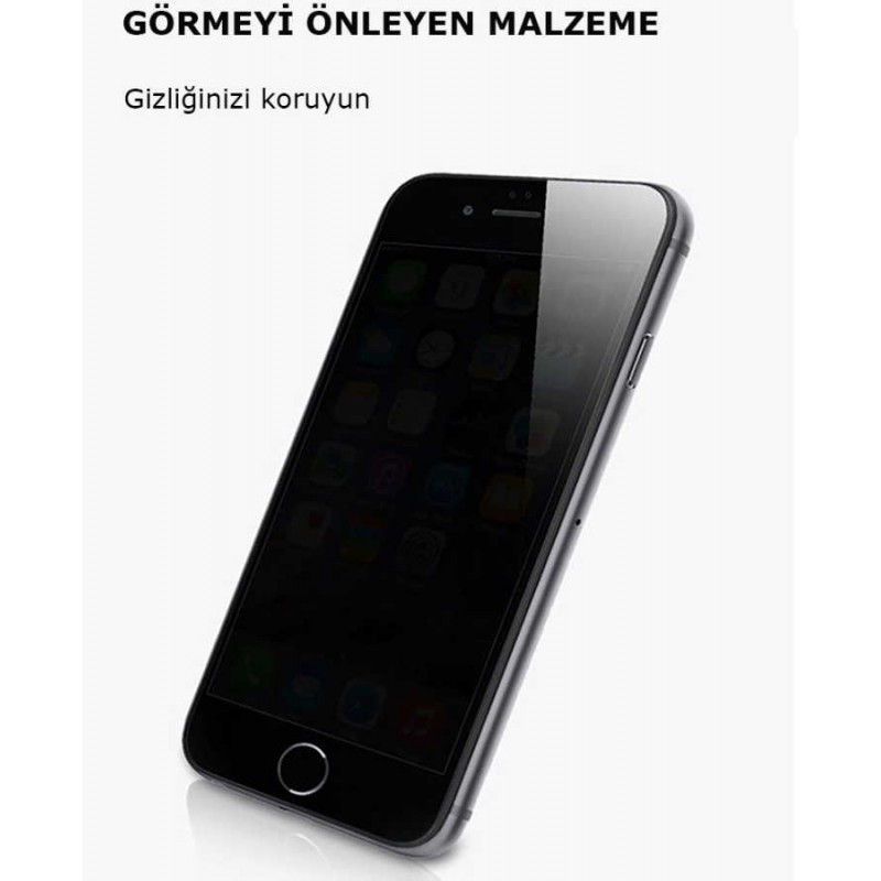 Bal-z Apple iPhone SE 2022  Kor Privacy Cam Ekran Koruyucu