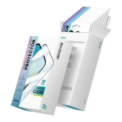 Bal-z Apple iPhone XR 6.1 Hidrofobik Ve Oleofobik Özellikli Benks Air Shield Ekran Koruyucu 10&prime;lu Paket