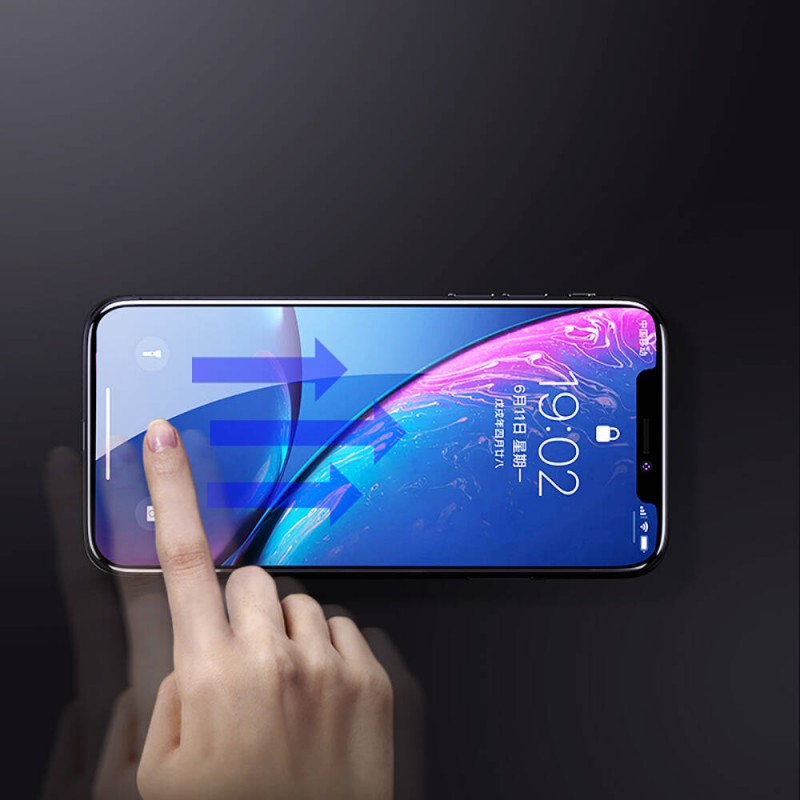 Bal-z Apple iPhone XR 6.1 Hidrofobik Ve Oleofobik Özellikli Benks Air Shield Ekran Koruyucu 10&prime;lu Paket