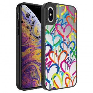 Apple iPhone XS 5.8 Kılıf Aynalı Desenli Kamera Korumalı Parlak Zore Mirror Kapak Apple iPhone XS 5.8 Kılıf Aynalı Desenli Kamera Korumalı Parlak Zore Mirror Kapak