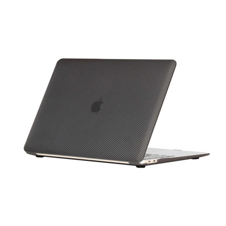 Apple Macbook 13.3' Air 2020 A2337 Zore MSoft Carbon Fiber Tasarımlı Kapak