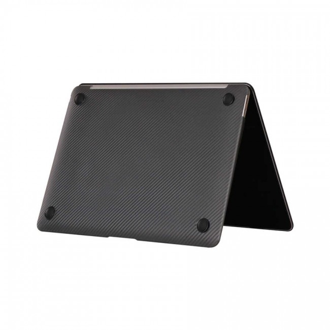 Apple Macbook 13.3' Air 2020 A2337 Zore MSoft Carbon Fiber Tasarımlı Kapak Apple Macbook 13.3' Air 2020 A2337 Zore MSoft Carbon Fiber Tasarımlı Kapak
