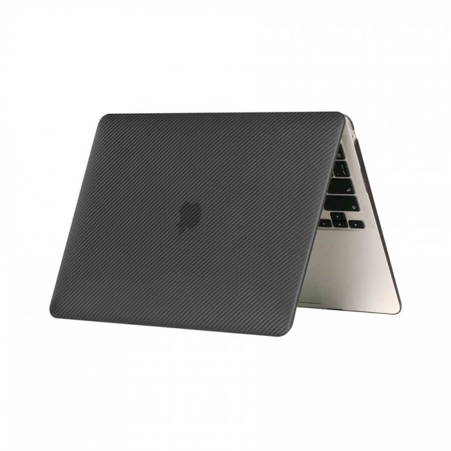 Apple Macbook 13.3' Air 2020 A2337 Zore MSoft Carbon Fiber Tasarımlı Kapak Apple Macbook 13.3' Air 2020 A2337 Zore MSoft Carbon Fiber Tasarımlı Kapak