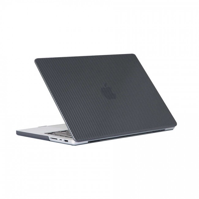 Apple Macbook 14.2' 2021 A2442 Zore MSoft Carbon Fiber Tasarımlı Kapak Apple Macbook 14.2' 2021 A2442 Zore MSoft Carbon Fiber Tasarımlı Kapak
