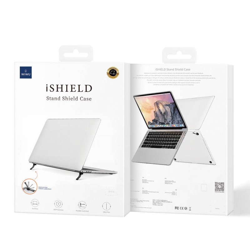 Bal-z Apple Macbook 15" Air M2 2023 A2941 Wiwu Macbook iShield Standlı Shield Kapak