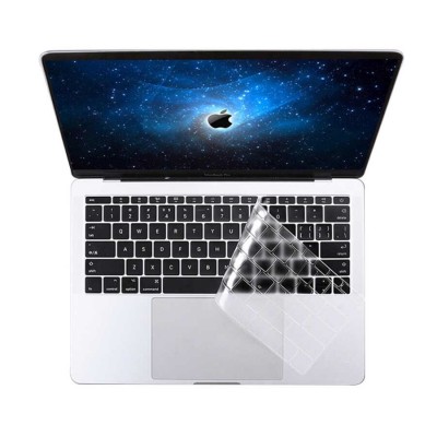 Bal-z Apple Macbook Air 13' 2017 A1466  Klavye Koruyucu Şeffaf Silikon Ped