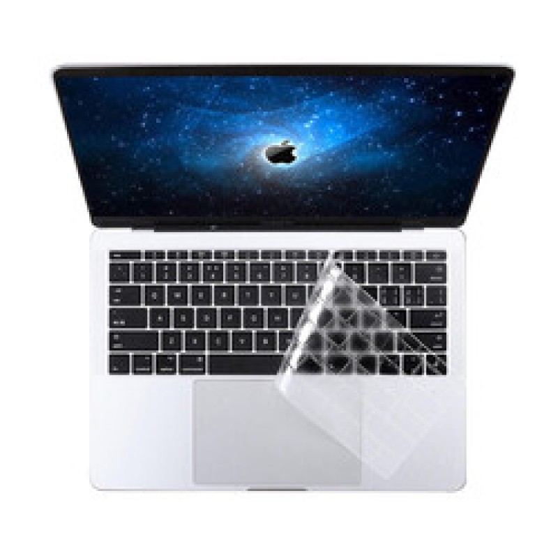 Bal-z Apple Macbook Pro 14.2 2023 A2779  Klavye Koruyucu Şeffaf Silikon Ped