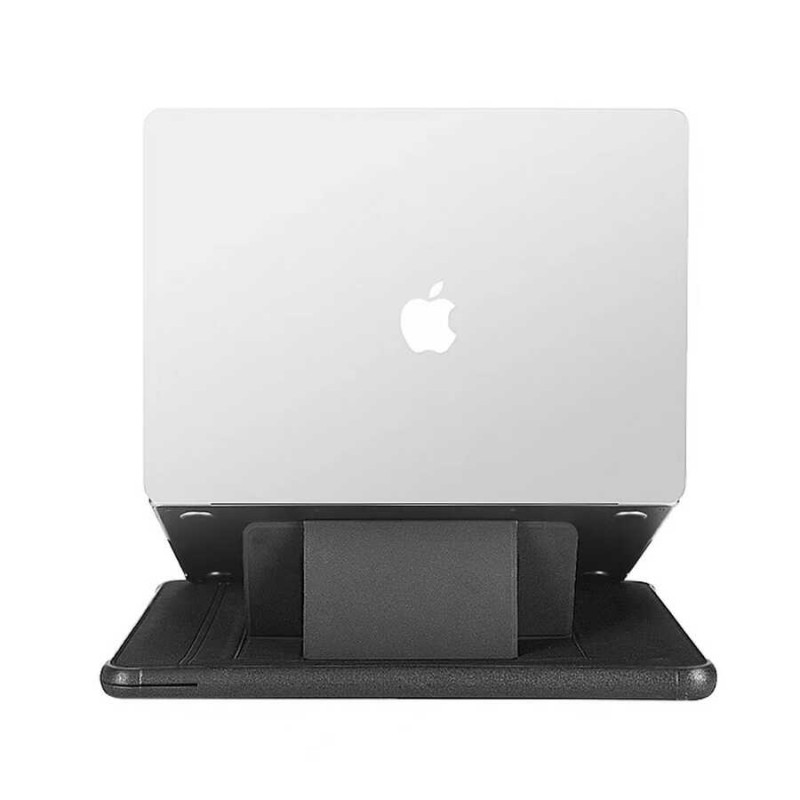 Bal-z Apple Macbook Pro 16.2 2023 A2780 Wiwu Defender Stand Case Taşınabilir Standlı Magnetik PU Laptop Çantası