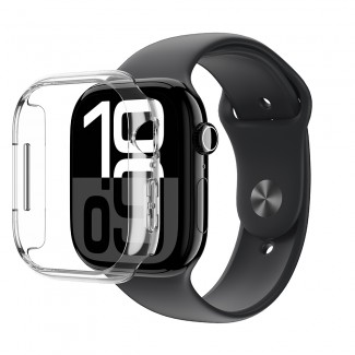 Apple Watch 10 42mm Amazingthing Radix Minimal FrameLite Sert PC Kasa Koruyucu Apple Watch 10 42mm Amazingthing Radix Minimal FrameLite Sert PC Kasa Koruyucu
