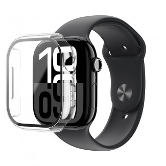 Apple Watch 10 42mm Amazingthing Radix Minimal FullGuard Sert PC Kasa ve Ekran Koruyucu Apple Watch 10 42mm Amazingthing Radix Minimal FullGuard Sert PC Kasa ve Ekran Koruyucu