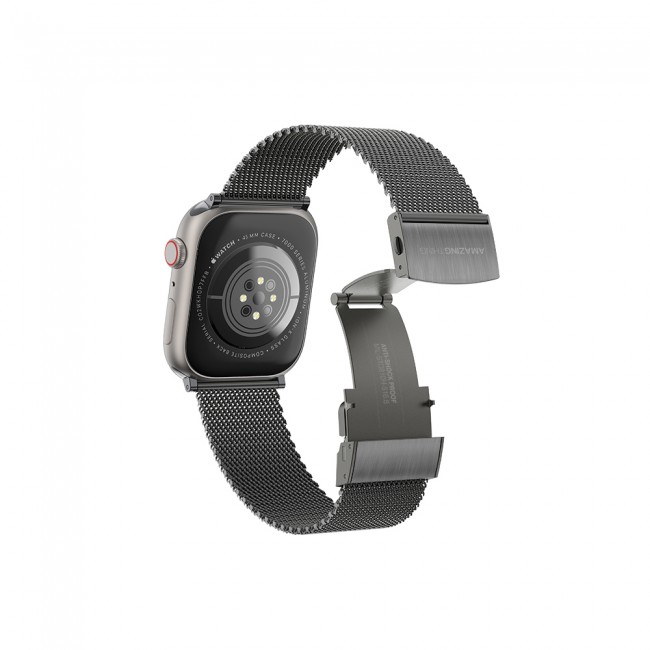Apple Watch 10 42mm Amazingthing Titan Metal Hasır Kordon Apple Watch 10 42mm Amazingthing Titan Metal Hasır Kordon